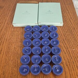 Partylite Votive Candles - Magical Nights - 2x12 =24 tea lights Purple New Set A